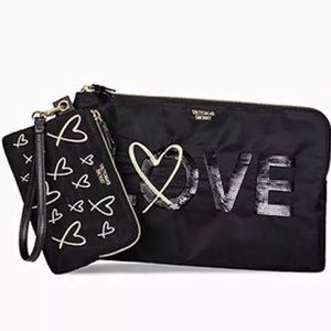 New Victoria's Secret clutch & coin purse set